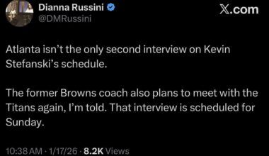 Kevin Stefanski is scheduled to have a second interview with the Titans on Sunday