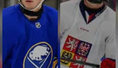 Sabres future Mrtka vs Canada. Ready for a great game!