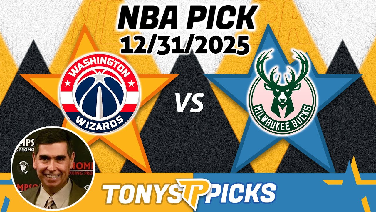 Washington Wizards vs Milwaukee Bucks Pick 12/31/25 NBA Pick Prediction