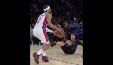 Another Angle… Just in Case You Missed It 👀 #pistons #nba
