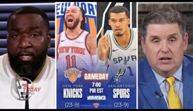 NBA Today | Windhorst believes Brunson will lead Knicks beat Wemby and Spurs tonight