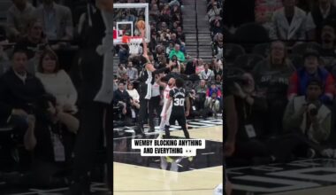 Wemby’s reach is insane 🤯