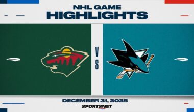 NHL Highlights | Wild vs. Sharks - December 31, 2025
