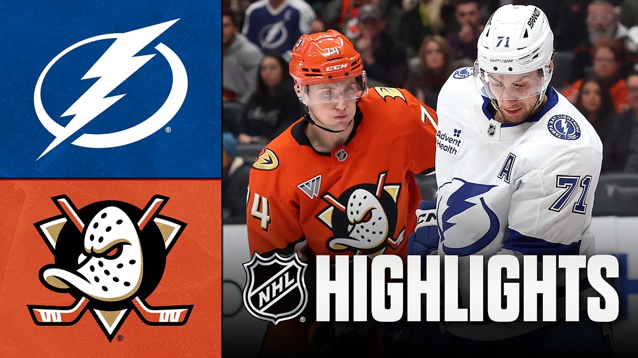 Lightning vs. Ducks | NHL Highlights | December 31, 2025