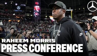 HC Raheem Morris, QB Kirk Cousins & RB Bijan Robinson Week 17 post game press conferences vs. Rams