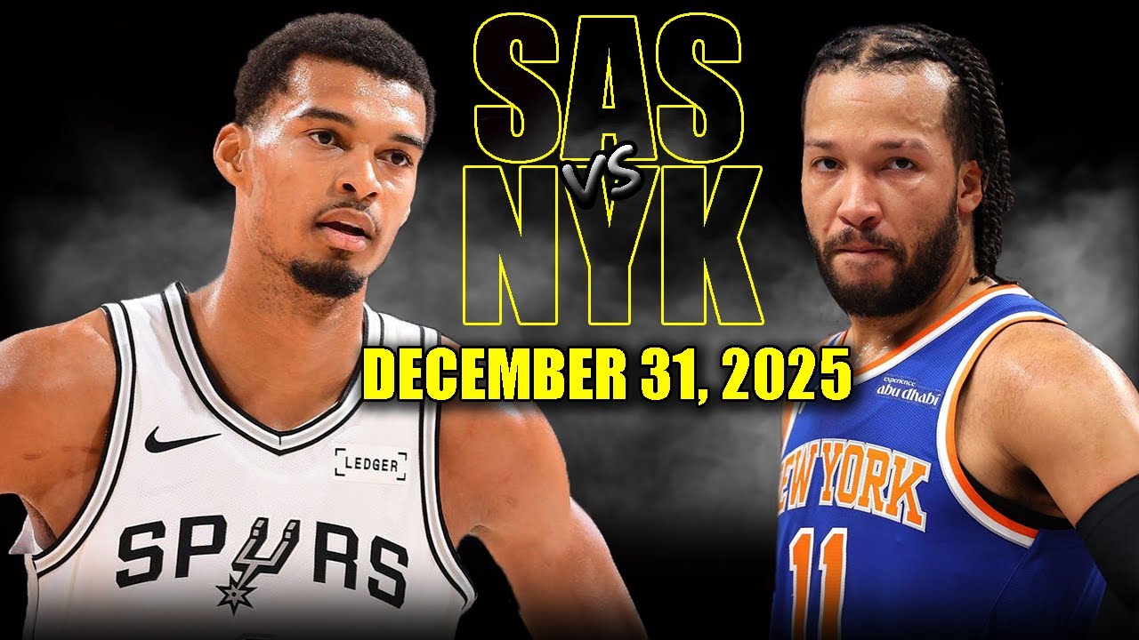 San Antonio Spurs vs New York Knicks Full Game Highlights – December 31, 2025 | NBA Season