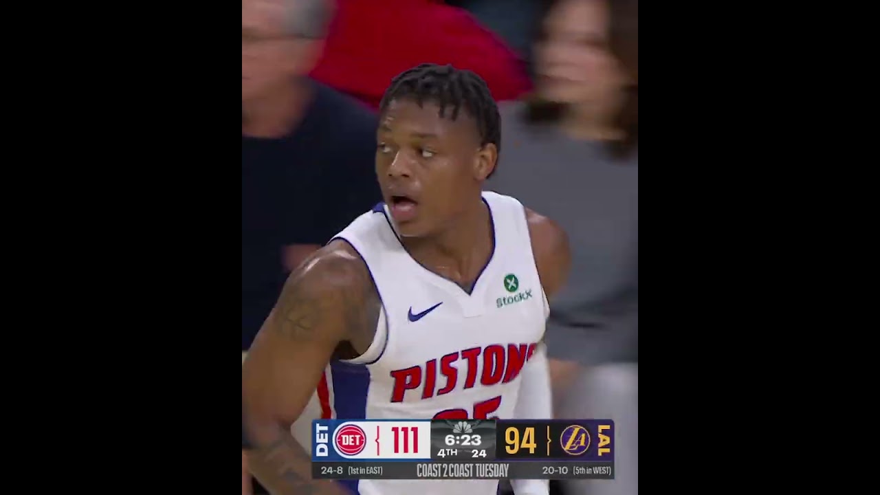 4th Quarter Top Plays | Pistons vs. Lakers #nba #pistons