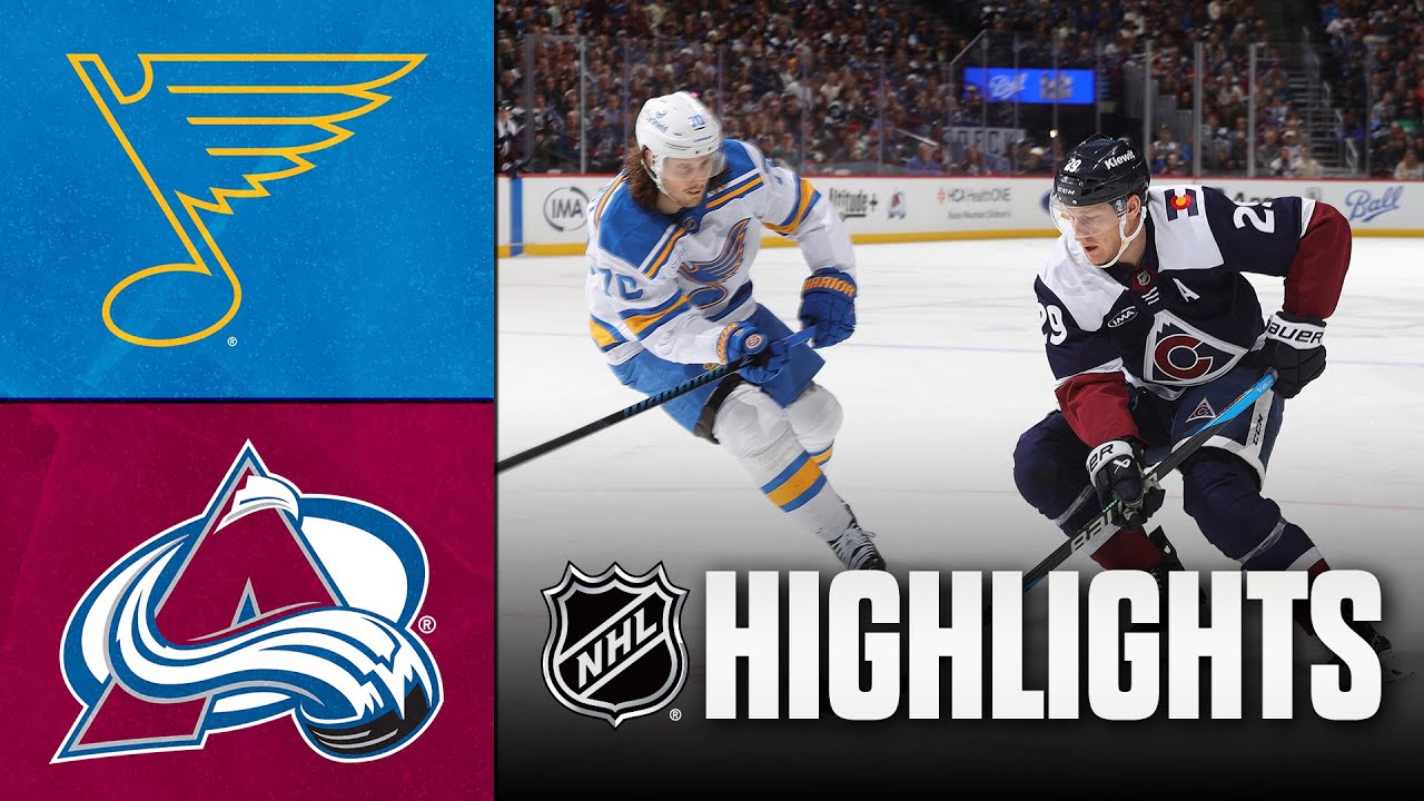 Blues vs. Avalanche | NHL Highlights | December 31, 2025