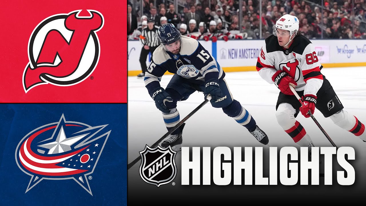 Devils vs. Blue Jackets | NHL Highlights | December 31, 2025