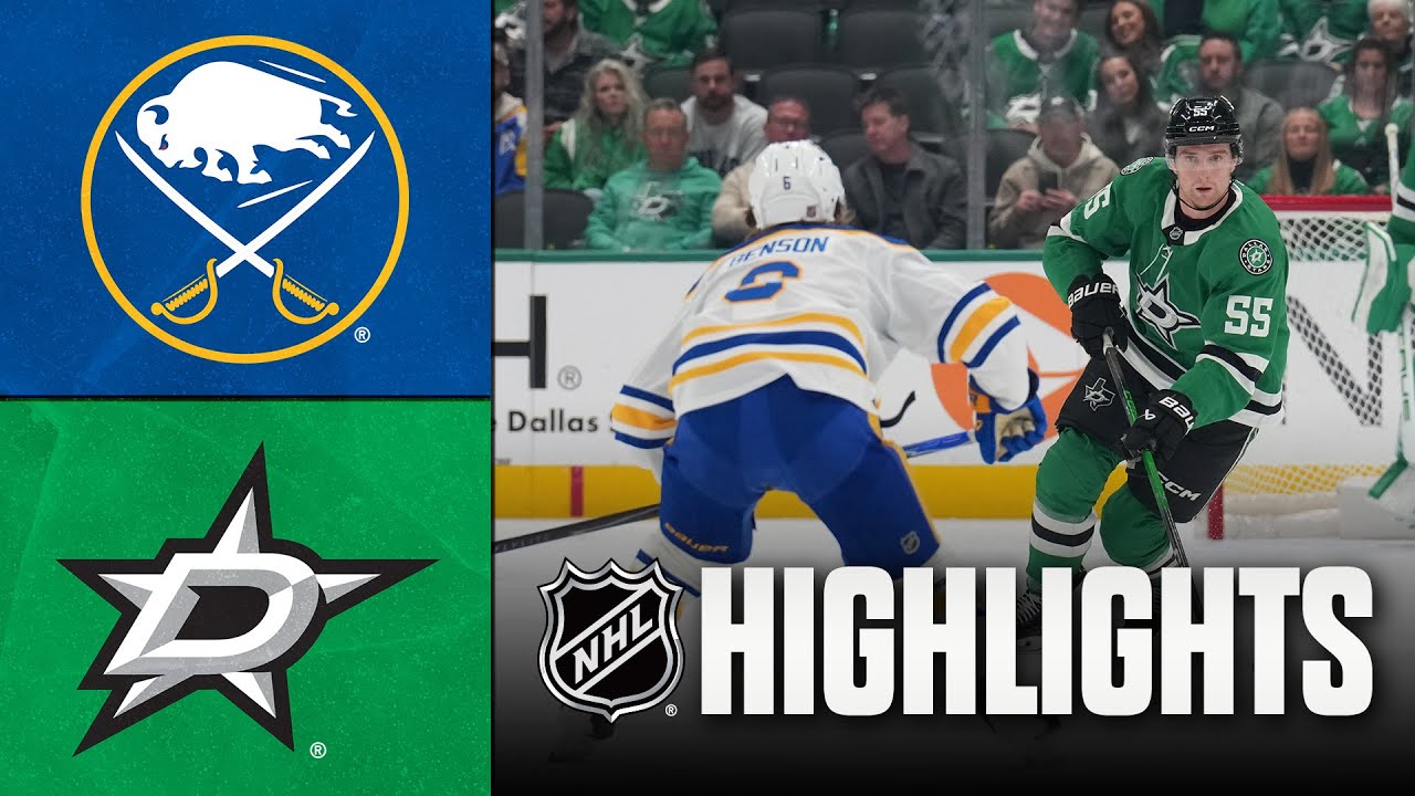 Sabres vs. Stars | NHL Highlights | December 31, 2025