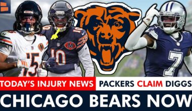 Chicago Bears Injury News On Luther Burden & Rome Odunze + Packers Claim Trevon Diggs
