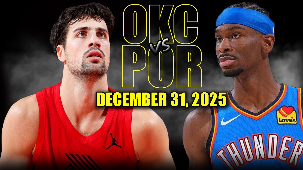 Oklahoma City Thunder vs Portland Trail Blazers Full Game Highlights – December 31 2025 | NBA Season