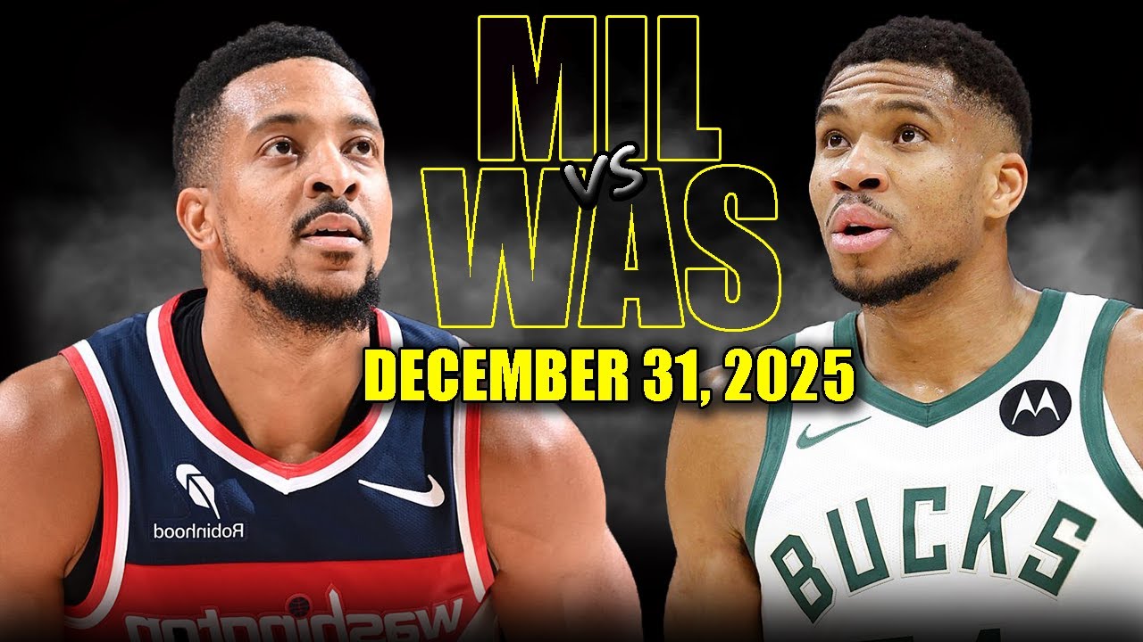 Milwaukee Bucks vs Washington Wizards Full Game Highlights – December 31, 2025 | NBA Season