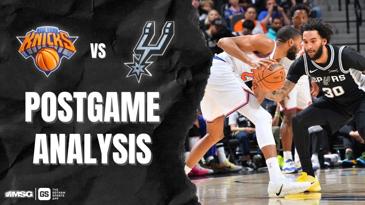 Champagnie Big Night Fuels Spurs Win | New York Knicks