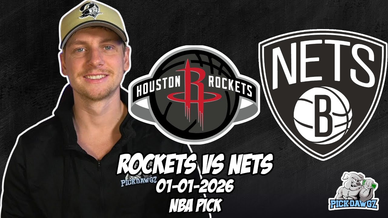 Houston Rockets vs Brooklyn Nets 1/1/26 NBA Free Picks & Prediction | NBA Betting Tips