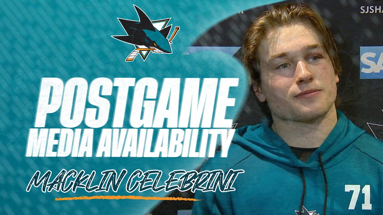 Postgame vs MIN (12/31): Celebrini