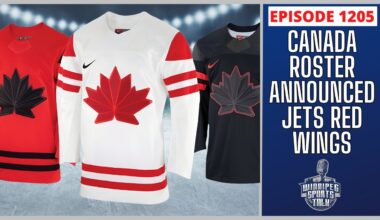 Canada Olympic Team Announced, Winnipeg Jets vs. Detroit Red Wings tonight