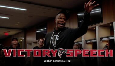Raheem Morris postgame victory speech after MNF win over the Rams | Atlanta Falcons