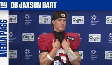 Jaxson Dart Reflects on Rookie Season | New York Giants