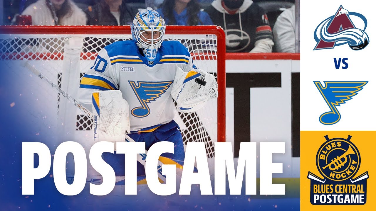 Blues end 2025 with another bad loss in Colorado | Blues Central Postgame