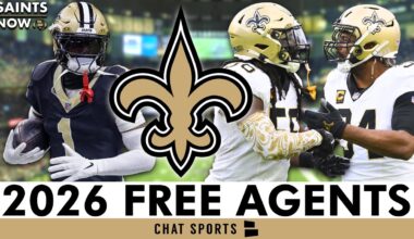New Orleans Saints 2026 Free Agents: Predicting Who Will Return & Who Will Leave | Saints Rumors