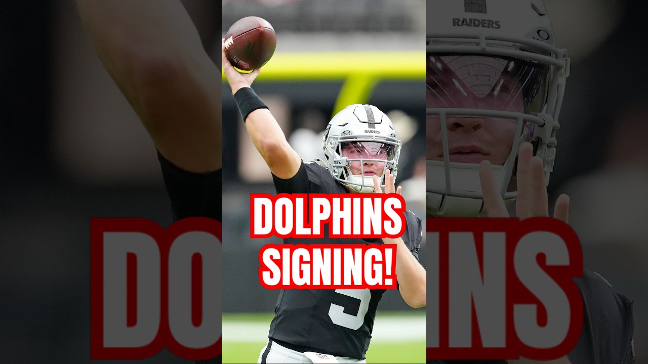 🚨JUST IN: Miami Dolphins Sign QB Cam Miller To Active Roster #nfl #shorts #miamidolphins