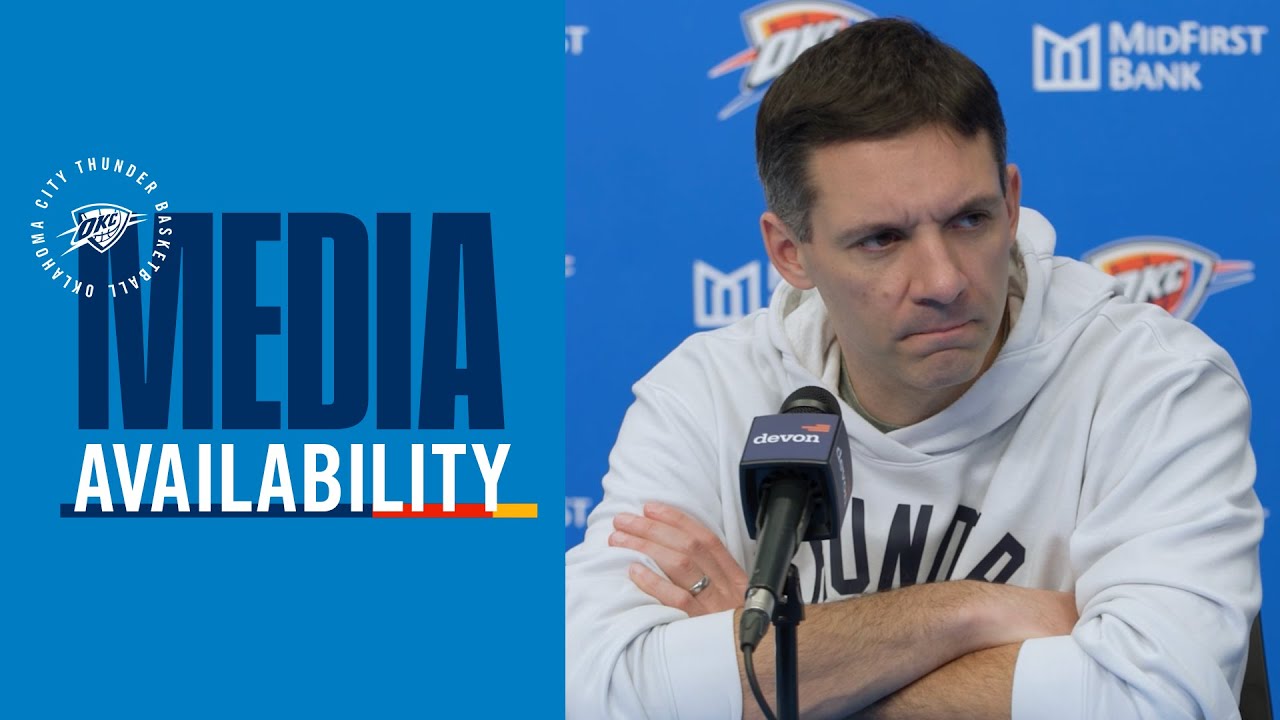 Coach Daigneault on the Thunder’s win over the Trail Blazers | Post Game Media | December 31, 2025