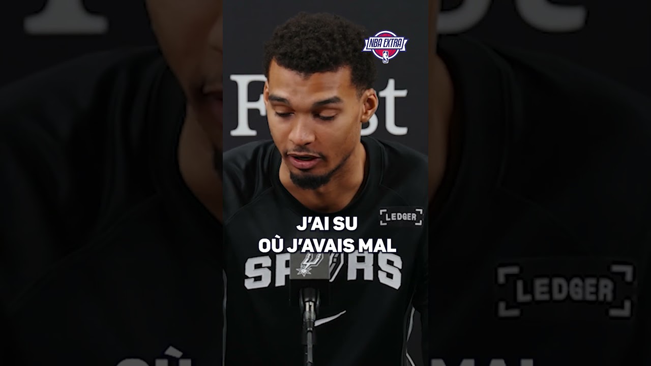 🤕 Wembanyama rassure après sa blessure face aux Knicks ! #shorts