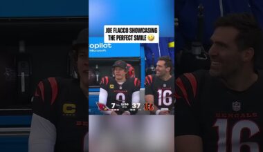 Get you someone who smiles at you the way Flacco smiles at Joey B