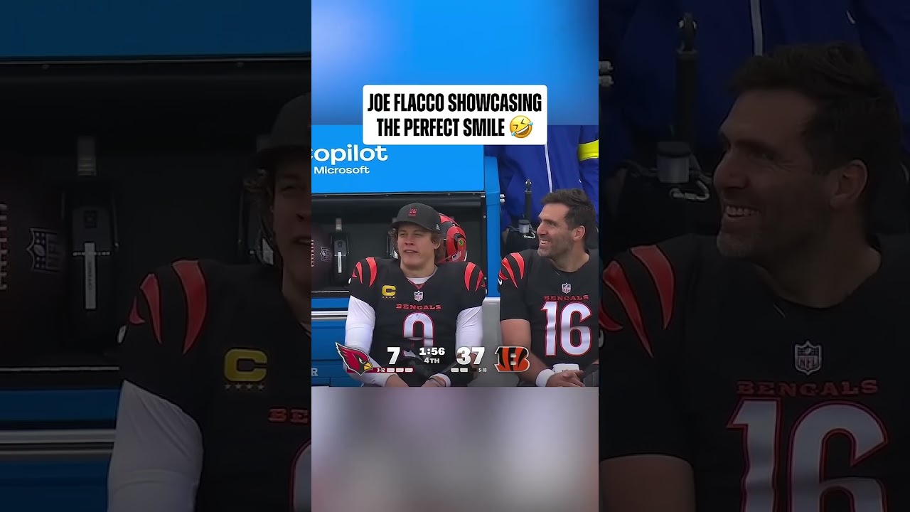 Get you someone who smiles at you the way Flacco smiles at Joey B