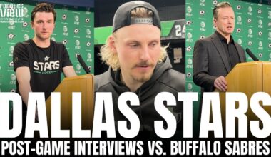 Thomas Harley, Roope Hintz, Mavrik Bourque & Glen Gulutzan Recap Dallas Stars Loss vs. Buffalo