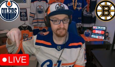 EDMONTON OILERS VS BOSTON BRUINS LIVE | OILERS FAN REACTION & COMMENTARY