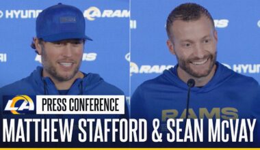 Matthew Stafford & Sean McVay On Week 18 Mindsets, Tyler Higbee's Return & Receiver Friendly QBs
