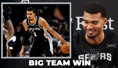 Victor Wembanyama on Team Win and Update on Knee