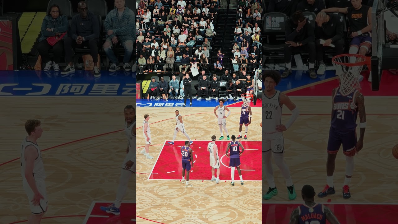 NBA China Game 2025    Brooklyn Nets vs Phoenix Suns NBA 中國賽   布魯克林籃網 VS   鳳凰城太陽