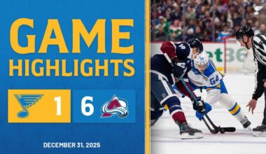 Game Highlights: Avalanche 6, Blues 1