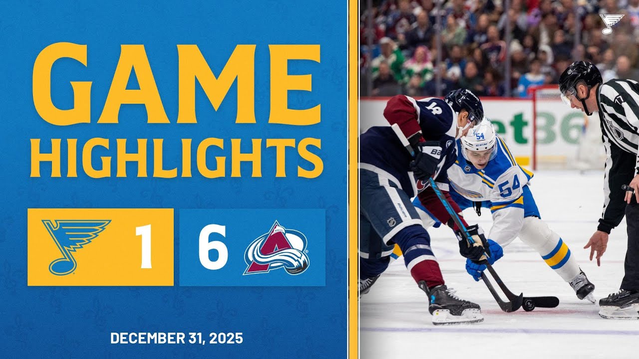 Game Highlights: Avalanche 6, Blues 1