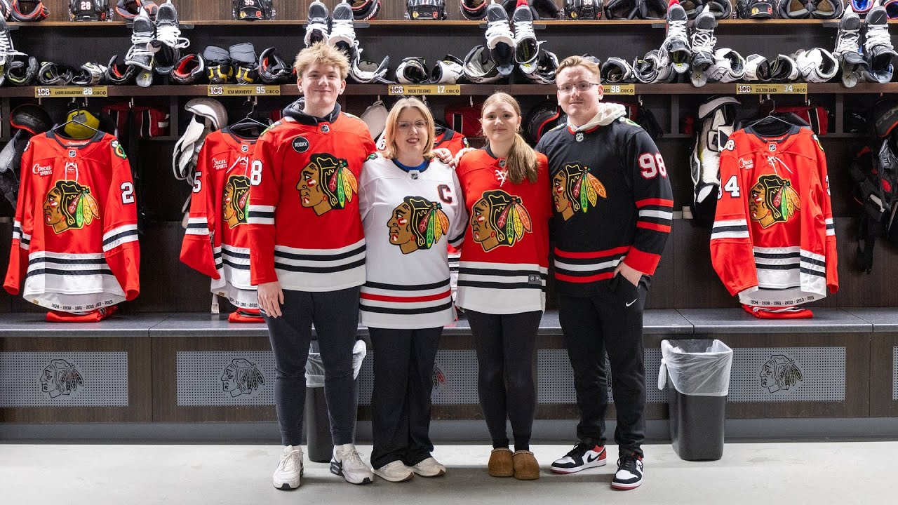 A special morning with the Blackhawks❤️