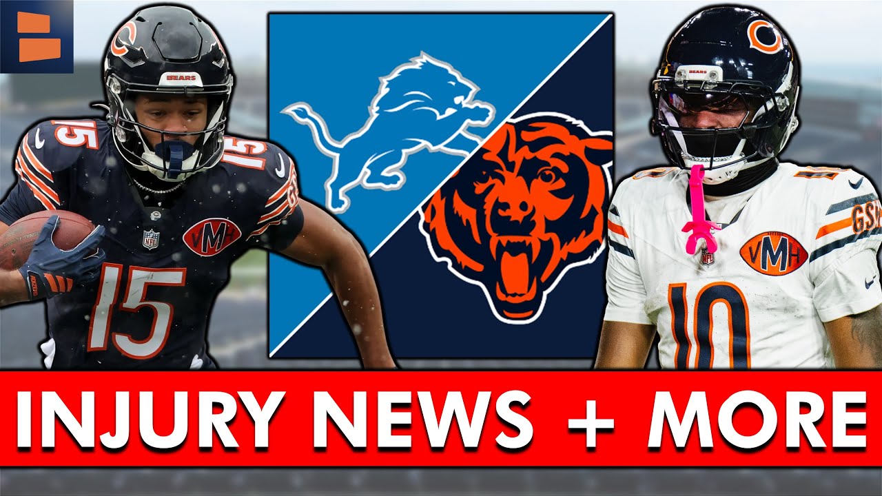 Chicago Bears News: Injury Updates On Rome Odunze, Luther Burden, Ozzy Trapilo + Lions Injury Report