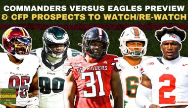Commanders vs. Philadelphia Eagles NFL Week 18 Preview & CFP NFL Draft Breakdown | Take Command