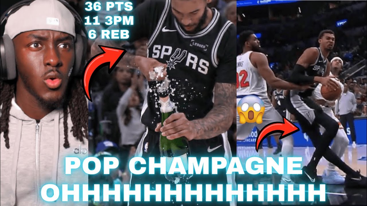WEMBY-PAGNIE FLURRY.. Spurs Vs Knicks Highlights Reaction