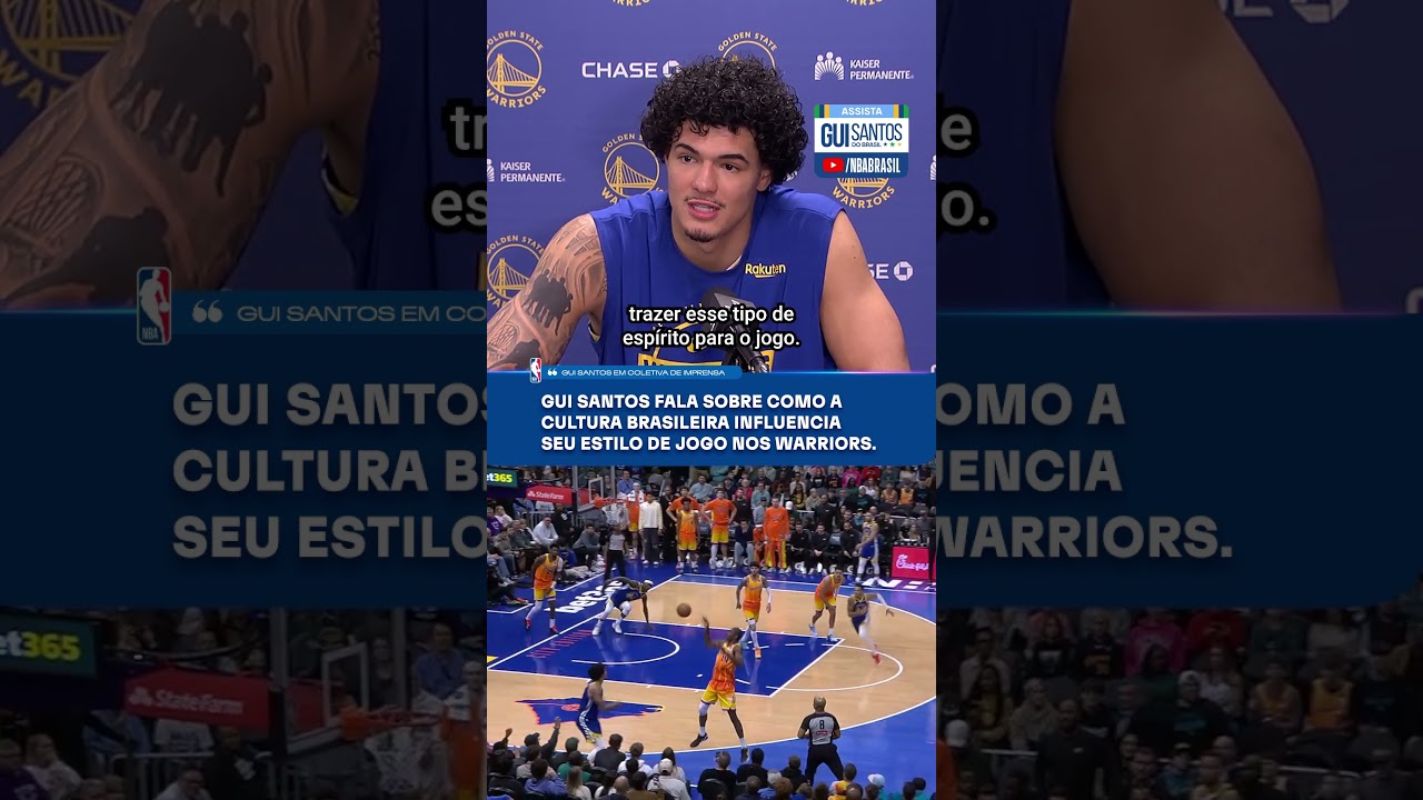 GUI SANTOS sobre seu estilo de jogo na #NBA 🇧🇷🏀