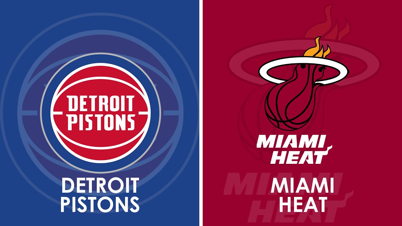 Detroit Pistons vs Miami Heat NBA Live Scoreboard