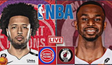 NBA LIVE: MIAMI HEAT vs DETROIT PISTONS (LIVESCORE)
