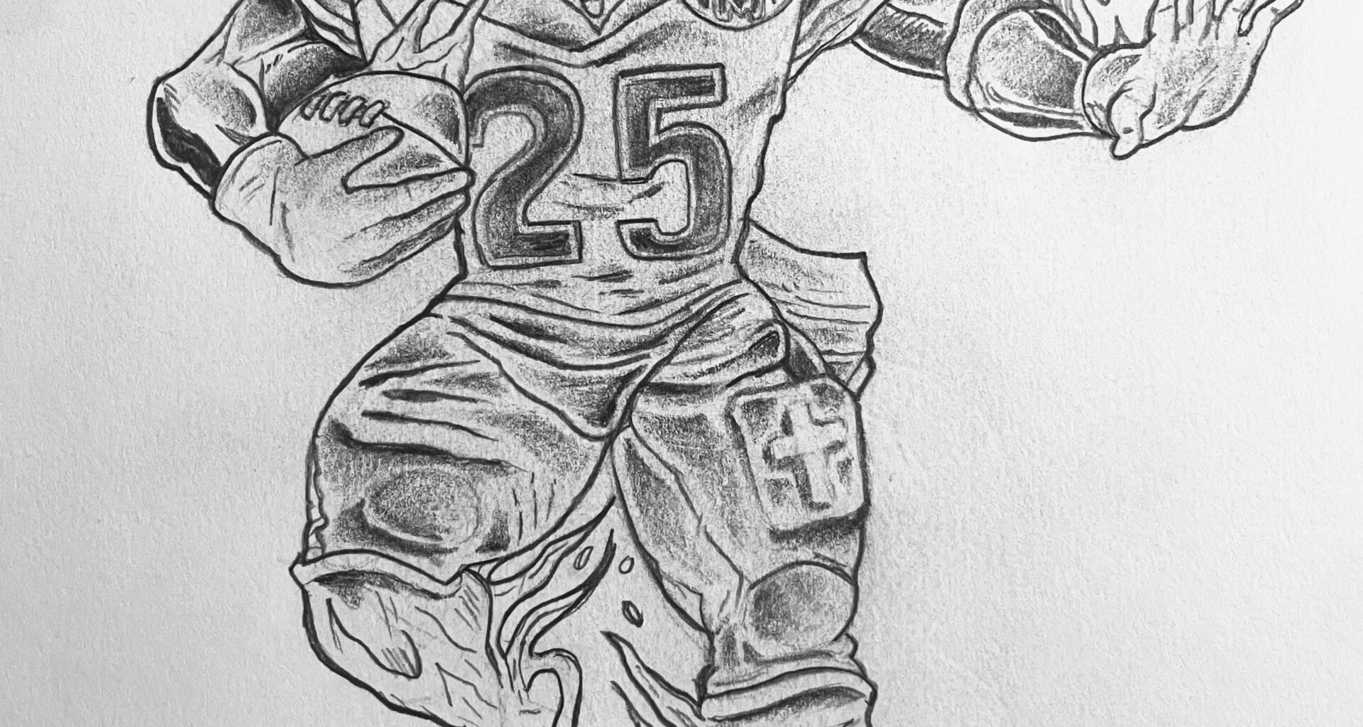 Just finished up this drawing of Kyle Monangai