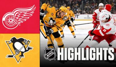Red Wings vs. Penguins | NHL Highlights | January 01, 2026