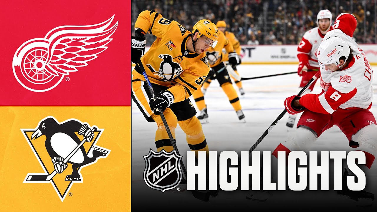 Red Wings vs. Penguins | NHL Highlights | January 01, 2026