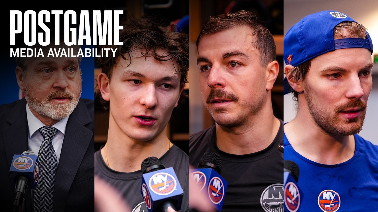 New York Islanders Postgame Availability | NYI vs UTA