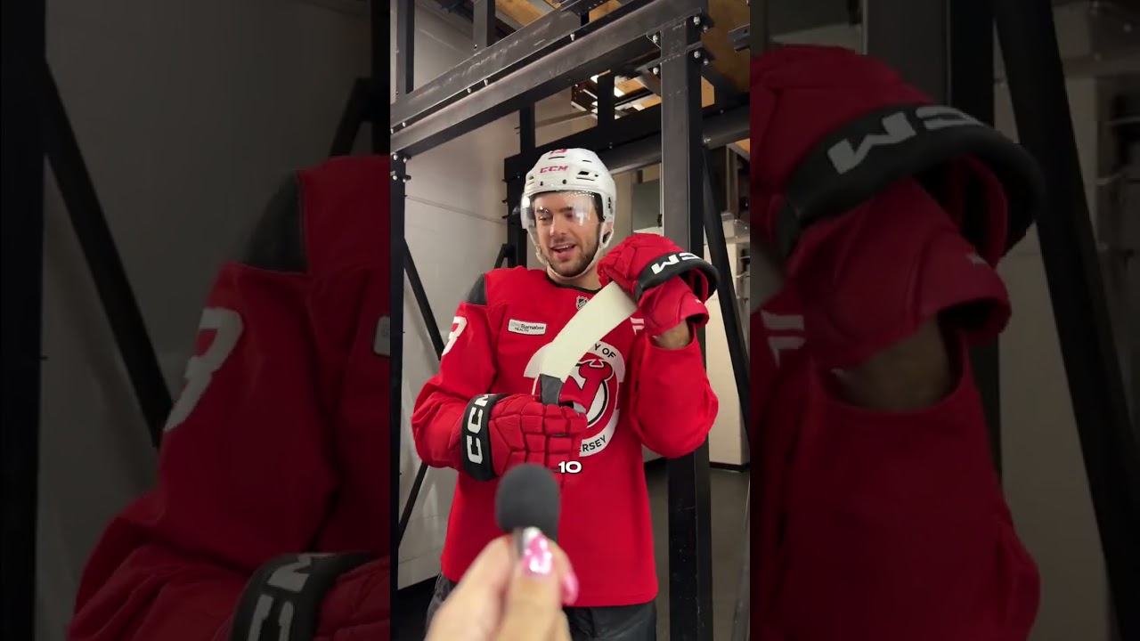 Falling asleep before midnight? No chance. #njdevils #newyearseve #midnight #NHL #jersey