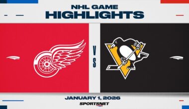 NHL Highlights | Red Wings vs. Penguins - January 1, 2026